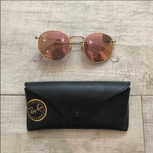 Ray Ban Round Copper Flash Sunglasses